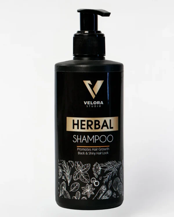 Velora Herbal Shampoo (Promotes Hair Growth, Black & Shiny Hair look - 250ml)